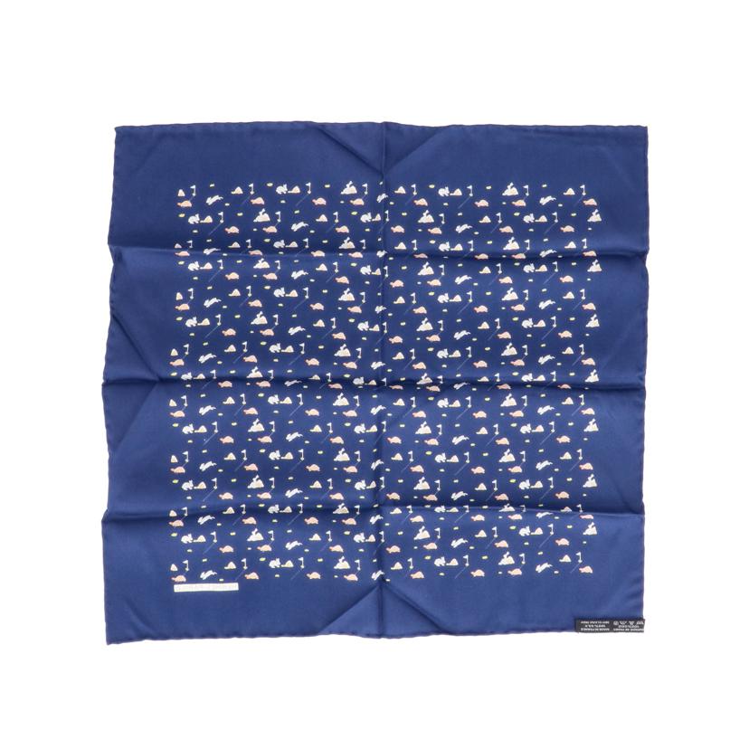 HERMES エルメス/スカーフ/ウサギとカメ//Bランク/05