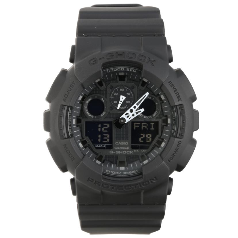 CASIO カシオ/G-CHOCK/アナデジ/マットブラック/GA-100-1A1JF//508*/SAランク/20