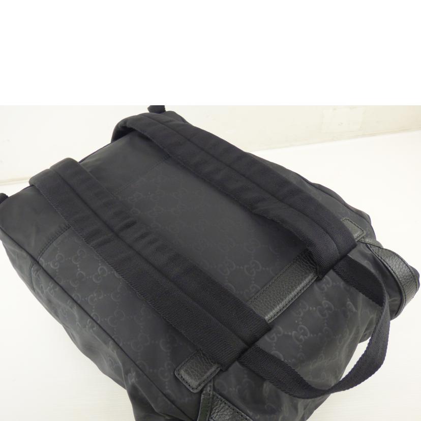 GUCCI グッチ/GGナイロンレザーバックパック/510336//498***/ABランク/64