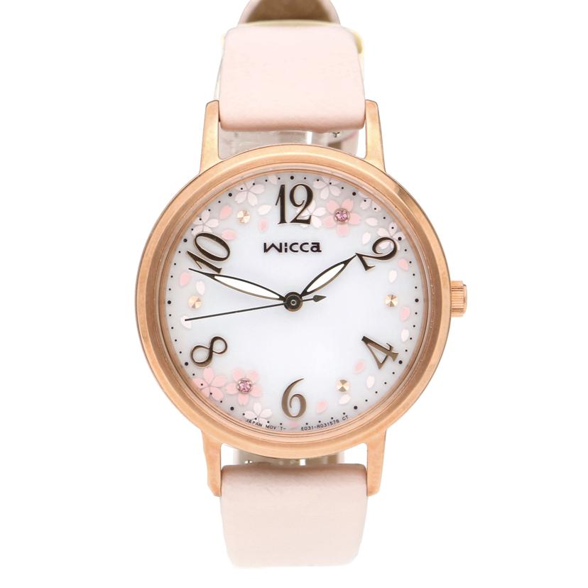 CITIZEN シチズン/wiccaアナログウォッチ/ソーラー/E031-R015150//212******/SAランク/18