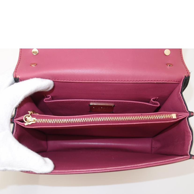 BVLGARI ブルガリ ショルダーバッグ ワンショルダーバック 斜め掛け 肩掛け レディース /セルペンティチェーンショルダー/ピンク/266532//302*****/Bランク/69