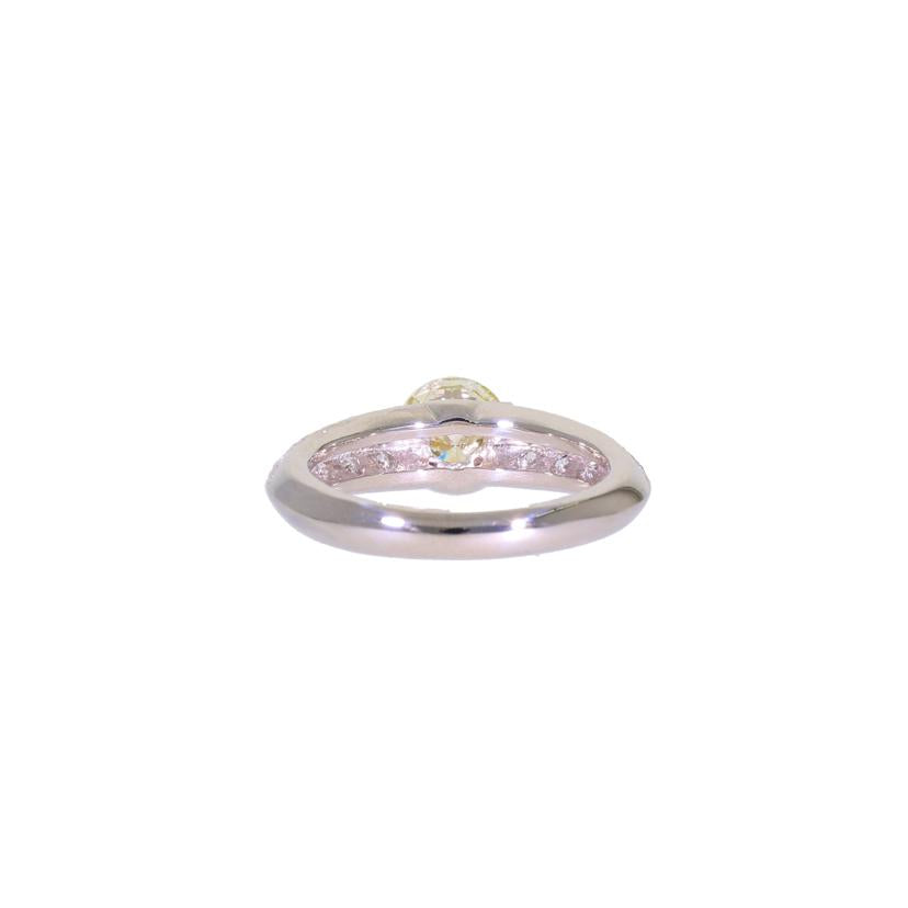 /◎PT900ダイヤリング0.970/0.65ct//Aランク/59