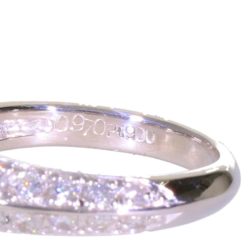 /◎PT900ダイヤリング0.970/0.65ct//Aランク/59