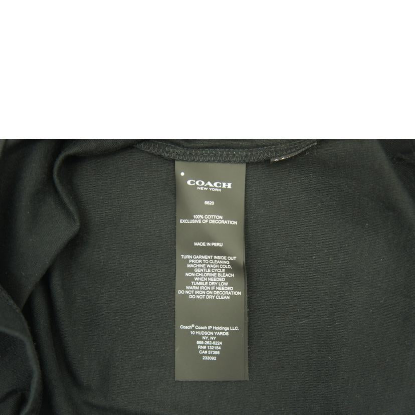 COACH コーチ/シグネチャー/ロゴプリントTシャツ/ブラック//ABランク/18