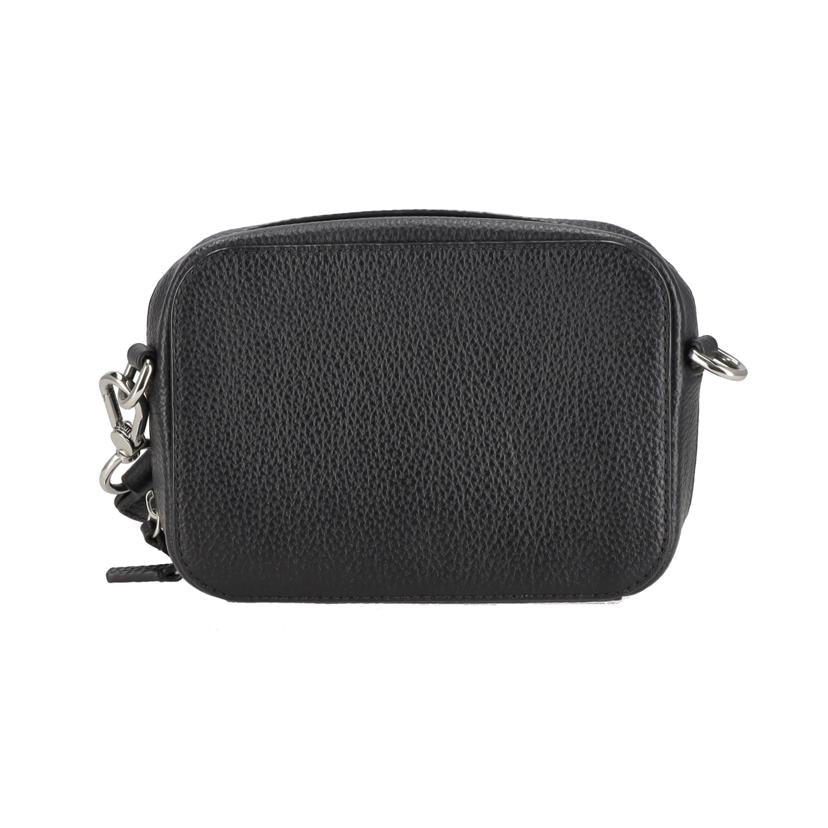 LACOSTE ラコステ/ロゴ型押し/ショルダーバッグ/ブラック//Aランク/18