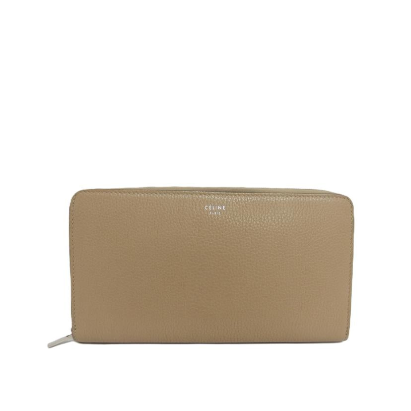 CELINE セリーヌ/ラージジップウォレット/ベージュ//F-P******/ABランク/18