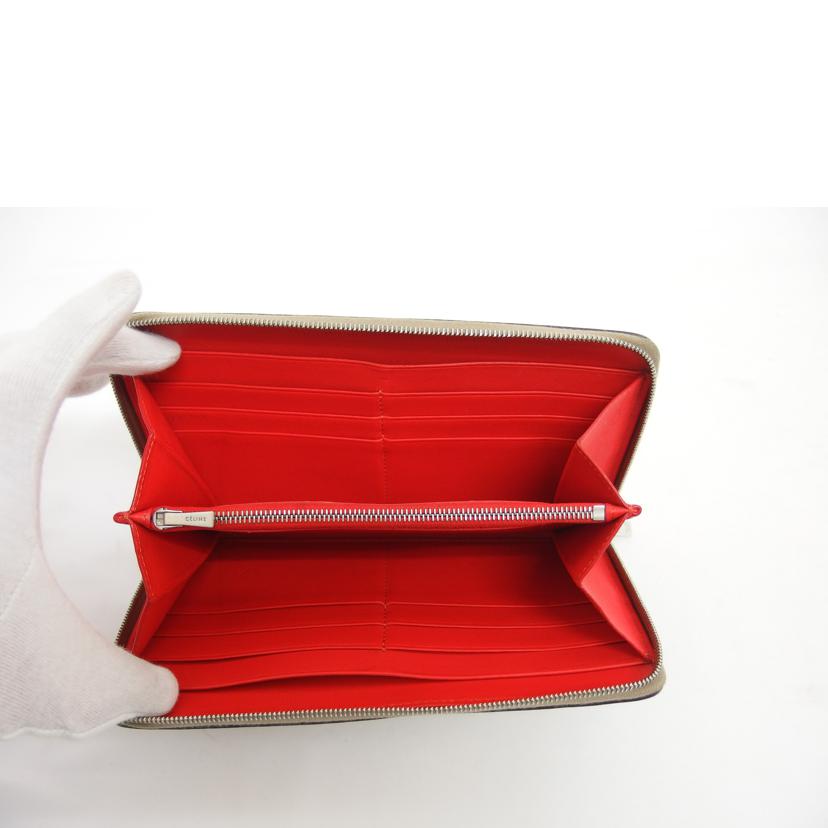 CELINE セリーヌ/ラージジップウォレット/ベージュ//F-P******/ABランク/18