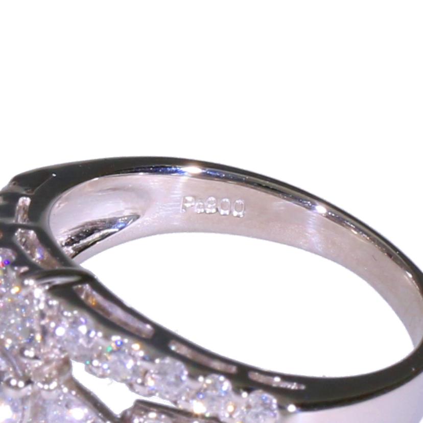 / PT900ダイヤリング0.313/0.91ct//Aランク/75