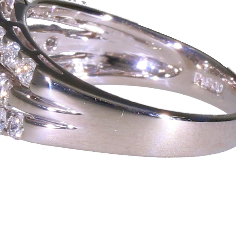 / PT900ダイヤリング0.313/0.91ct//Aランク/75