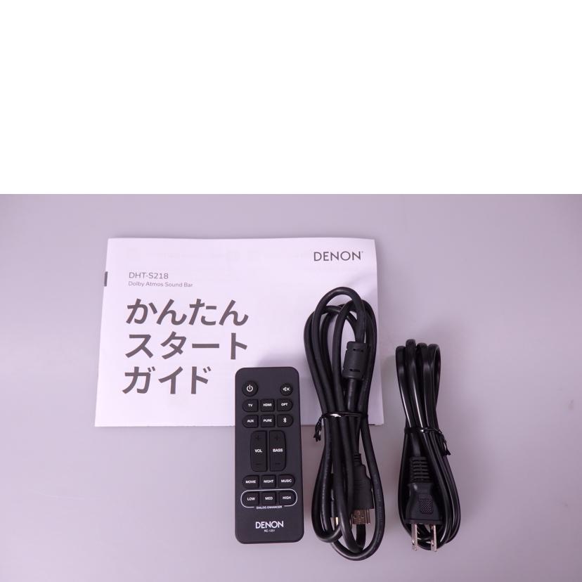 DENON デノン/サウンドバー/DHT-S218//DCQQ032405673/Bランク/76