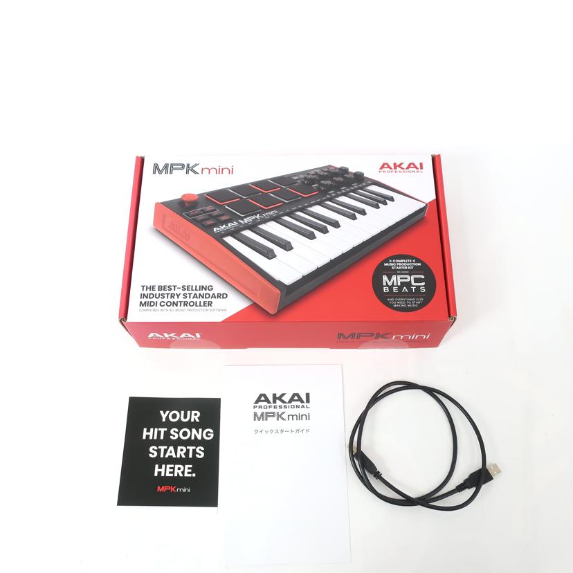AKAI アカイ/MIDIコントローラー/MPK mini Mk3//(21)E82207248749445/ABランク/65