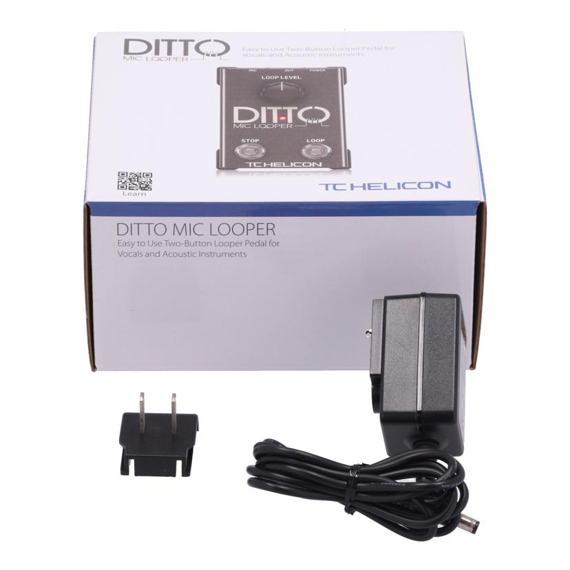 TC HELICON ティーシーヘリコン /ルーパー/DITTO MIC LOOPER//S190100471DDU/ABランク/05