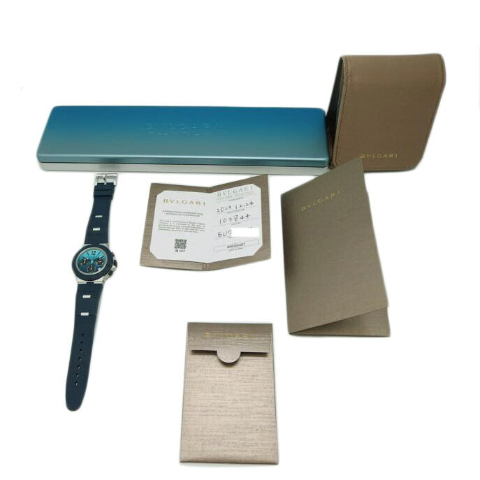 BVLGARI ブルガリ/アルミニウム・クロノグラフ/カプリ/限定/オートマチック/BB40ATCH/103844//BU7****/Aランク/82