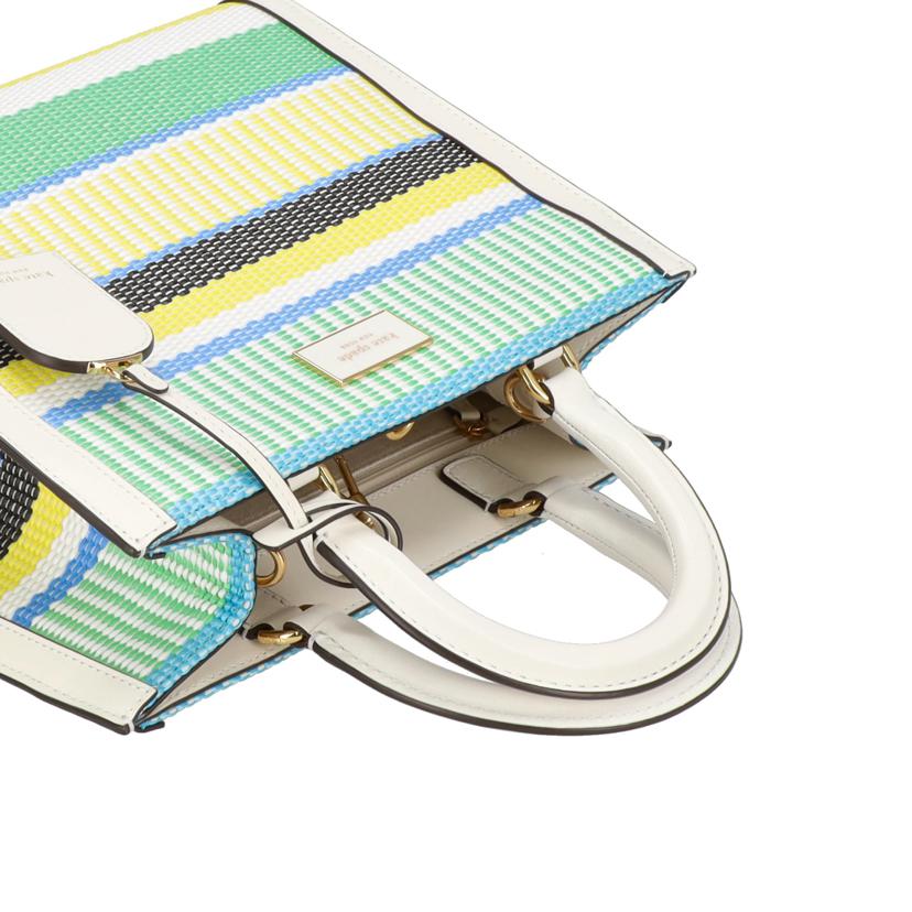 kate spade/マンハッタンストライプスモールトートバグ/KH27//Aランク/85