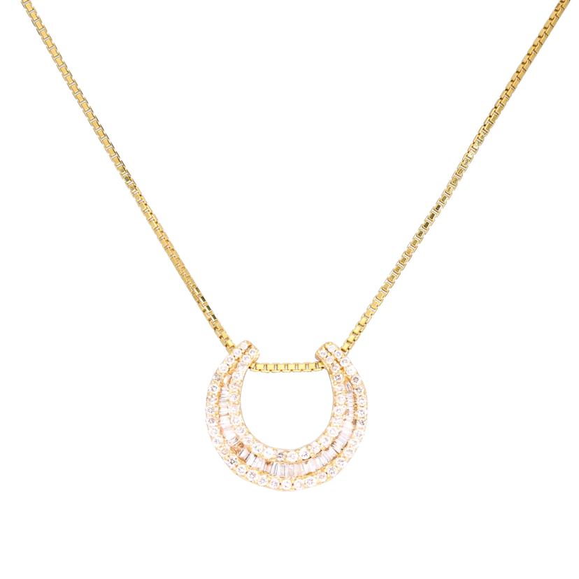 / K18ダイヤネックレス0.50ct//ABランク/88