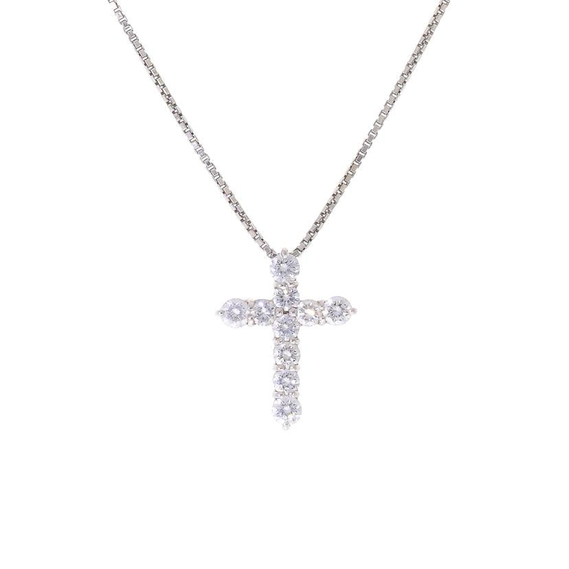 / PT900/850ダイヤネックレス//Aランク/75