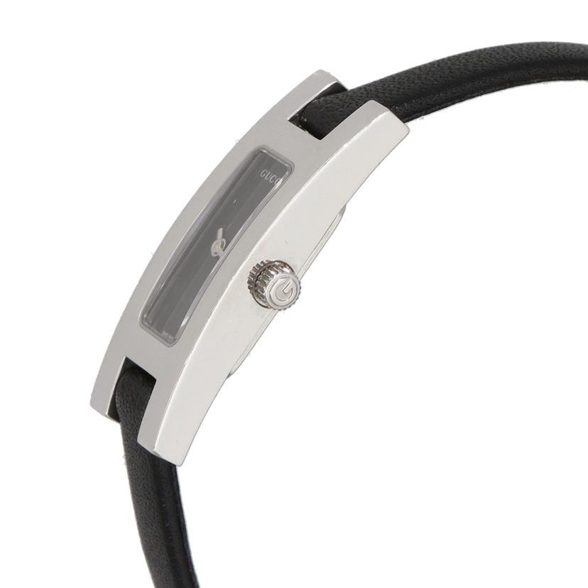 GUCCI グッチ/スクエア/ブラック文字盤アナログウォッチ/クォーツ/3900L//008****/ABランク/18