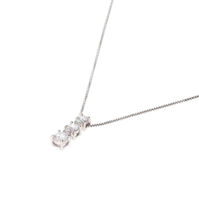 / PT900/850ダイヤネックレス0.501/0.02ct//Aランク/05