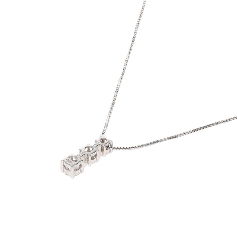 / PT900/850ダイヤネックレス0.501/0.02ct//Aランク/05