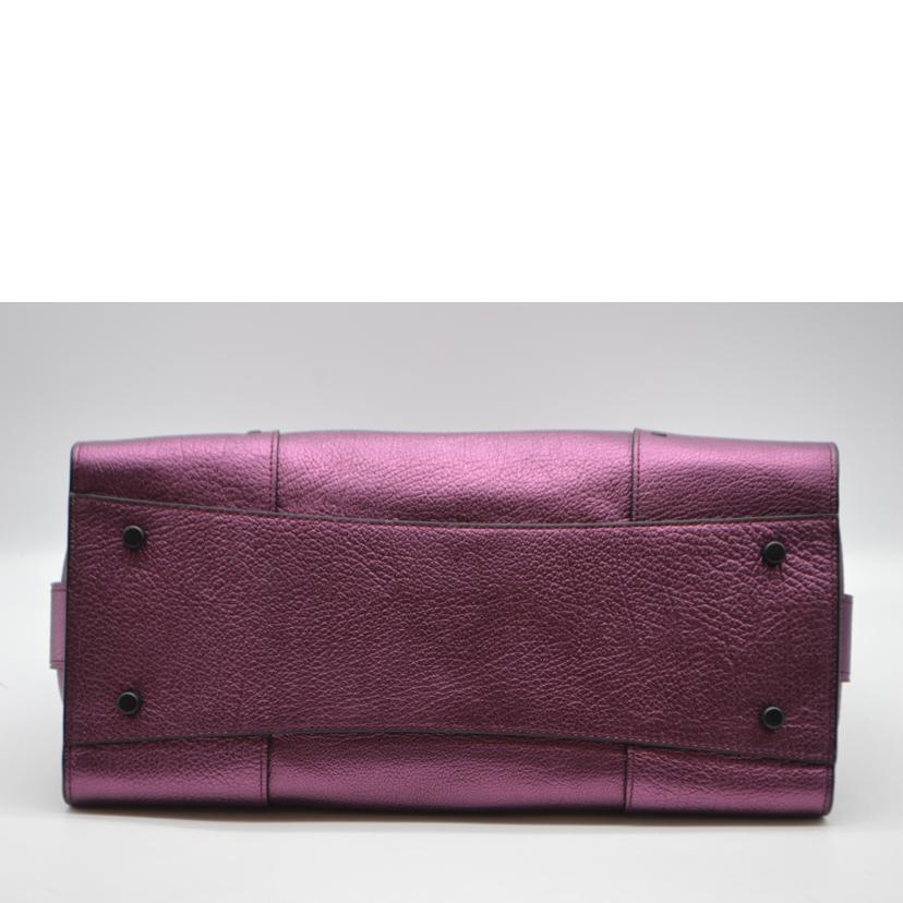 COACH コーチ/マーサーメタリックカーフ2wayレザーハンド/パープル/59987//C17**/Aランク/89