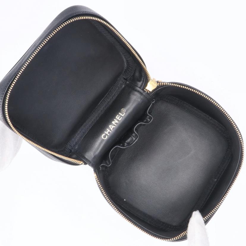 CHANEL/バニティ/キャビアスキン//485****/ABランク/85