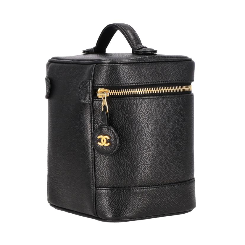 CHANEL/バニティ/キャビアスキン//485****/ABランク/85