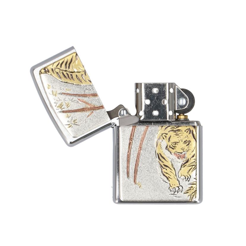 ZIPPO ジッポ/オイルライター/虎と竹//SAランク/93