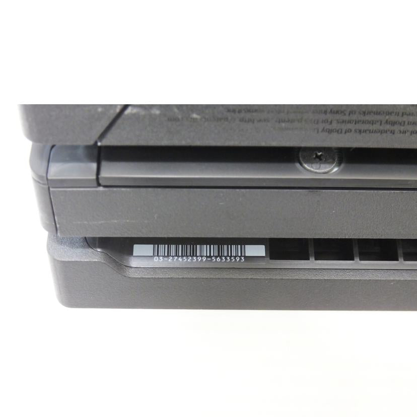 SONY ソニー/PS4Pro本体1TBジェットブラック/CUH-7000B//5633593/Bランク/88