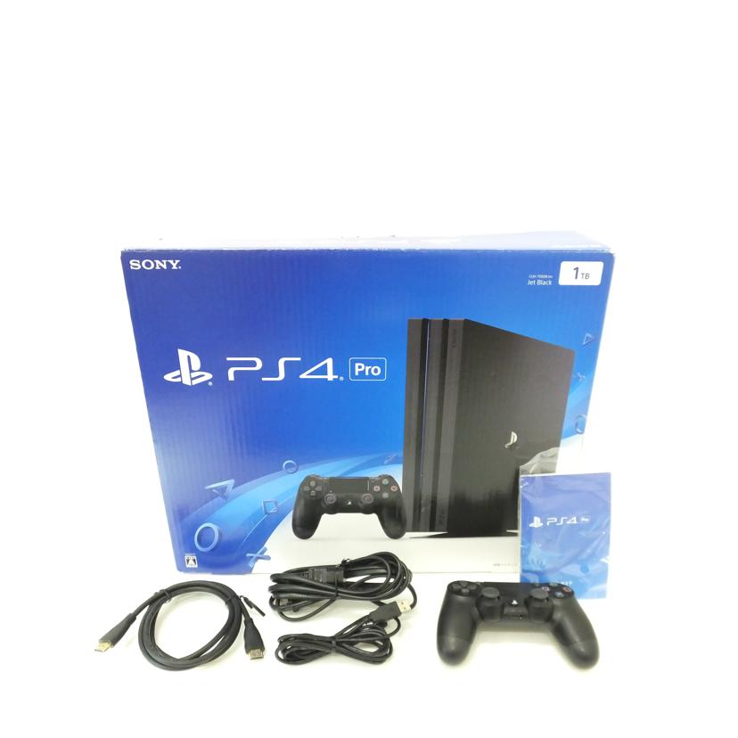 SONY ソニー/PS4Pro本体1TBジェットブラック/CUH-7000B//5633593/Bランク/88
