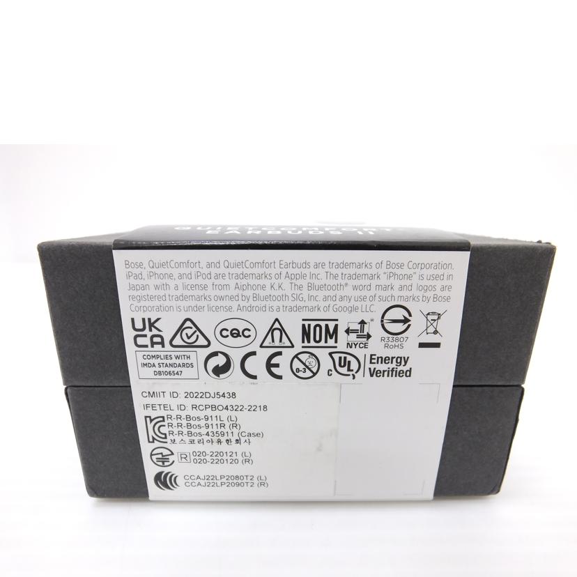 BOSE ボーズ/ワイヤレスイアヤフォン/EARBUDSⅡ/QUIETCOMFORT EARBUDSⅡ//083832M22411455AE/Sランク/88