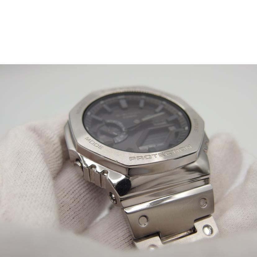 CASIO カシオ/G-SHOCKフルメタル2100シリーズ/タフソーラー/GM-B2100SD-1AJF//221********/ABランク/04