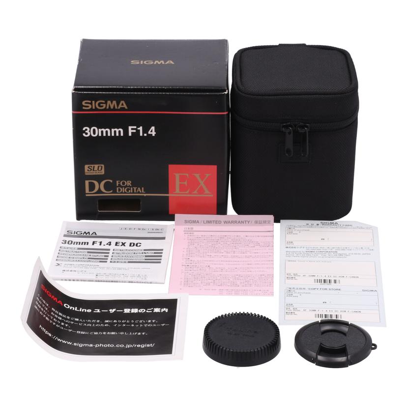 SIGMA Canon シグマ /交換レンズ/30mm/30mm F1.4 EX DC HSM//2057565/Bランク/70