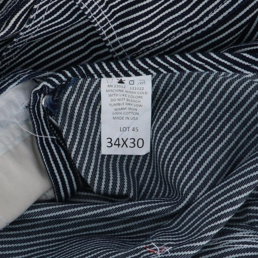 ROUNDHOUSE ラウンドハウス/オーバーオール/ヒッコリーストライプ/LOT45//ABランク/05