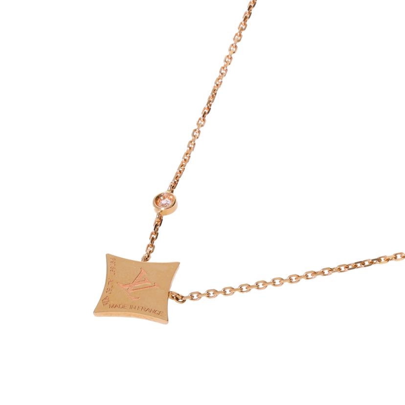 LV ルイヴィトン/AU750PGパンダンティフスターブロッサムBBネックレス/Q93892//F97597/41cm/Bランク/75