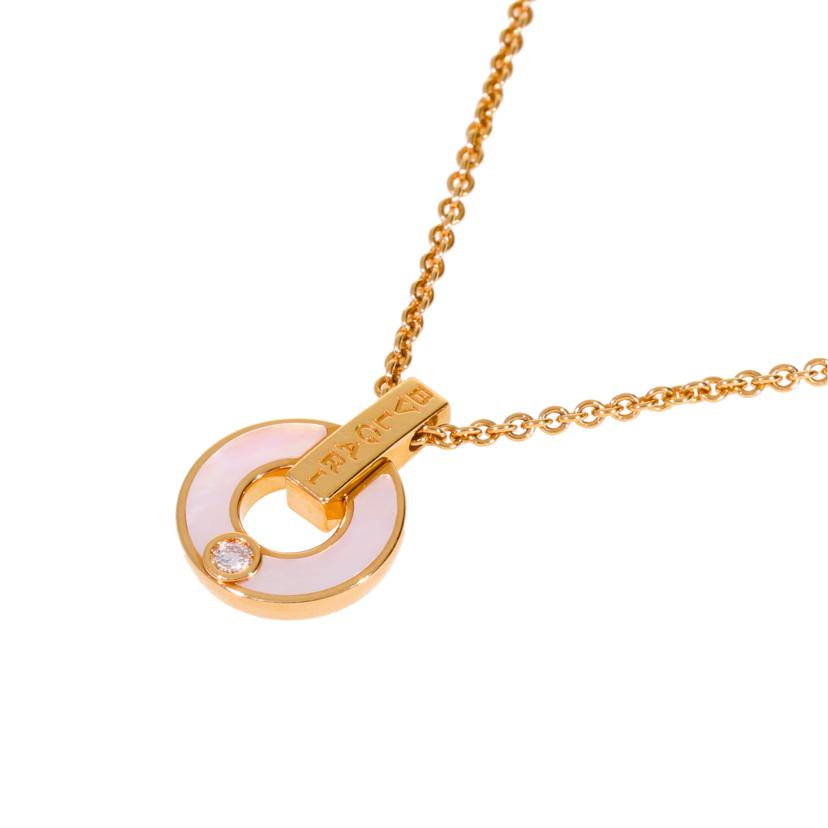 BVLGARI ブルガリ/750PG/ブルガリブルガリネックレス 44cm/357546//S5W7TF/ABランク/75