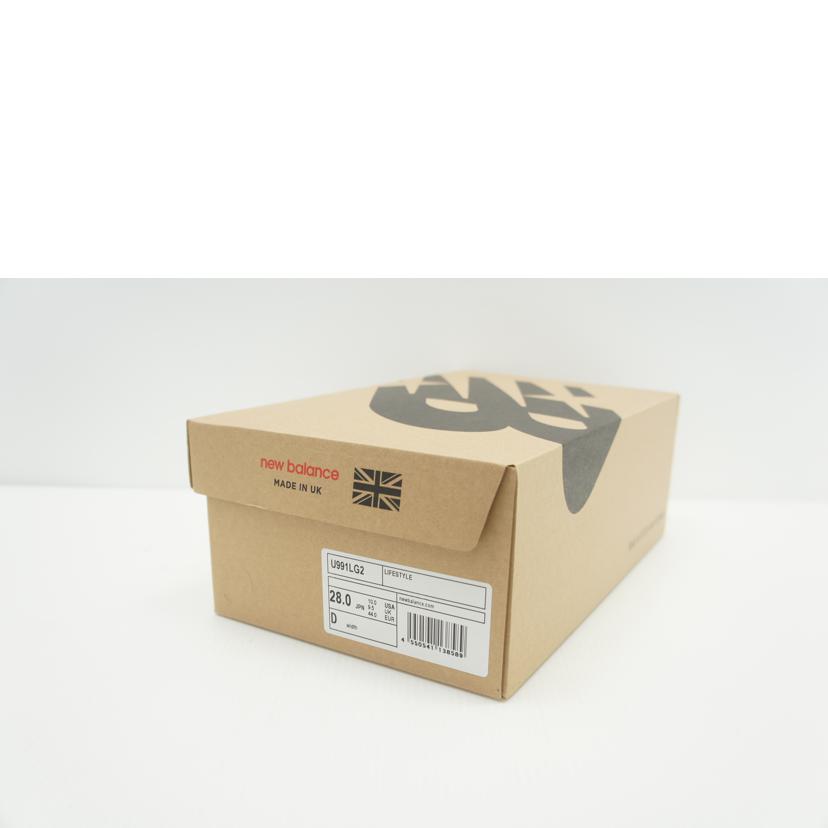 NB ニューバランス/991V2/ライトグレー/イングランド製/U991LG2//サイズ:28cm/Aランク/75