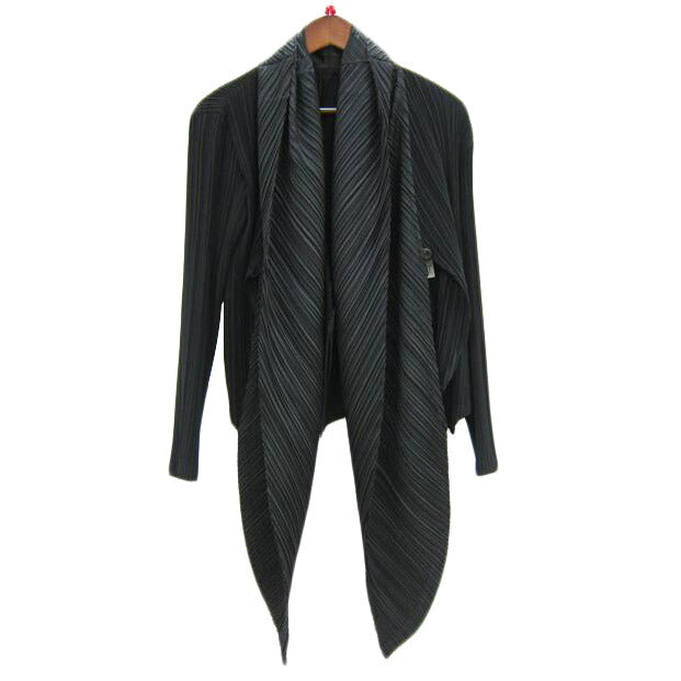 ISSEY MIYAKE イッセイミヤケ/ISSEY MIYAKE 襟デザインショートジャケット /BK/IF82FD204//Aランク/82