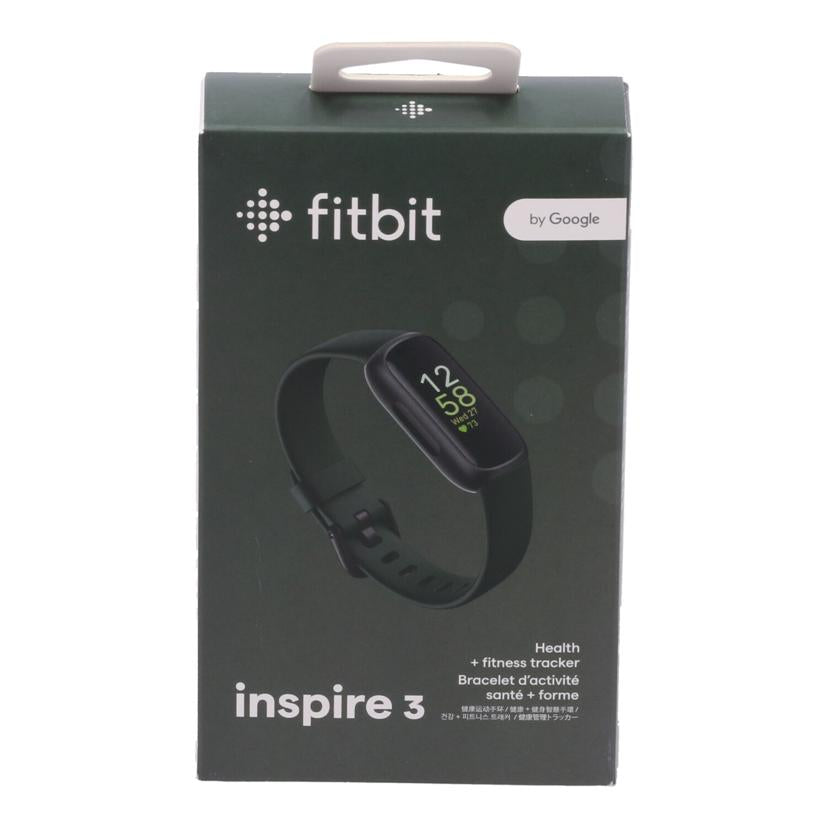 fitbit フィットビット /フィットネストラッカー未使用/inspire3/FB424BKBK-FRCJK//3F1384AB1901/Sランク/77