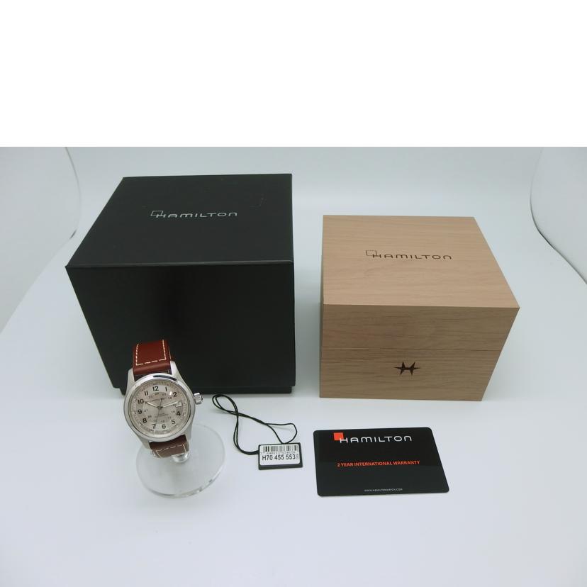 HAMILTON ハミルトン/カーキ・フィールド/オートマチック/H704551/H70455553//Aランク/82