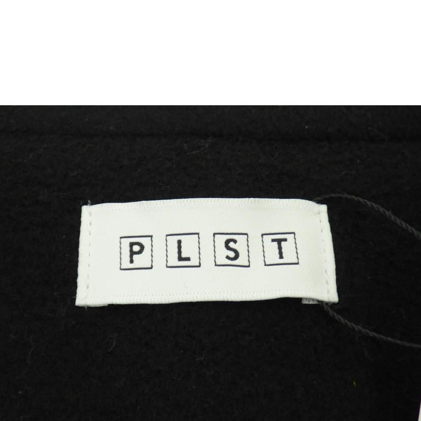 PLST プラステ/ウールブレンドメルトンノーカラーロングコート/12-3409004//ABランク/64