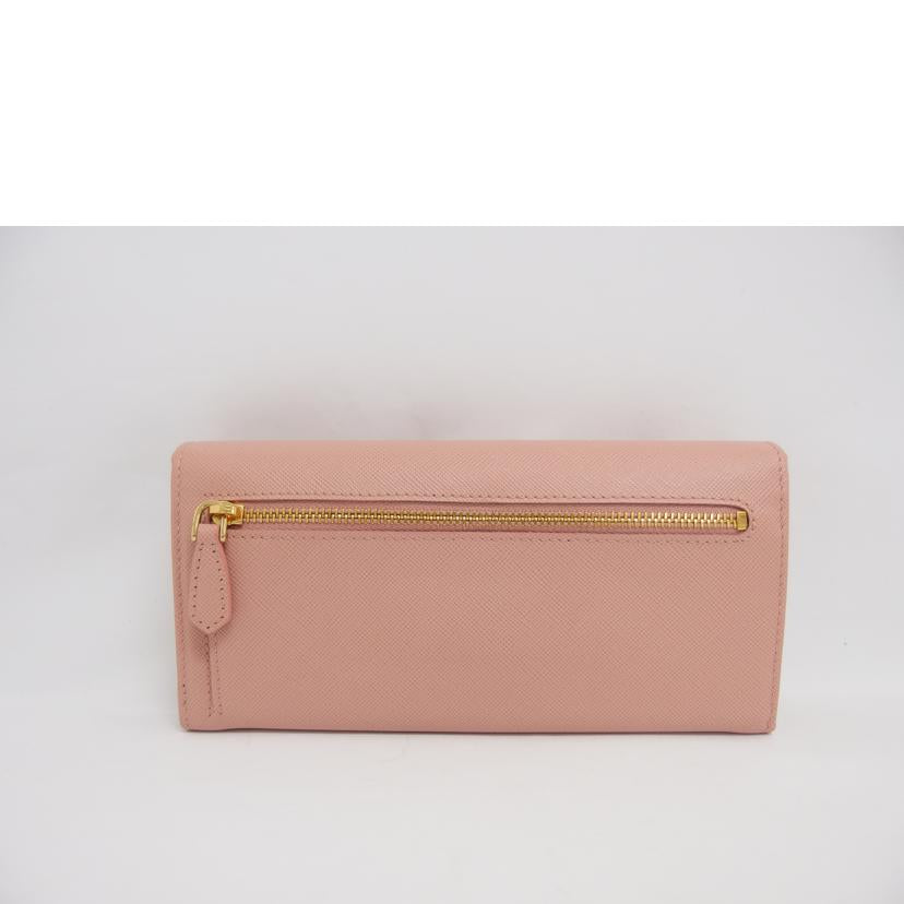 PRADA プラダ/リボン Wホック長財布/ピンク/1M1132//12/SAランク/18