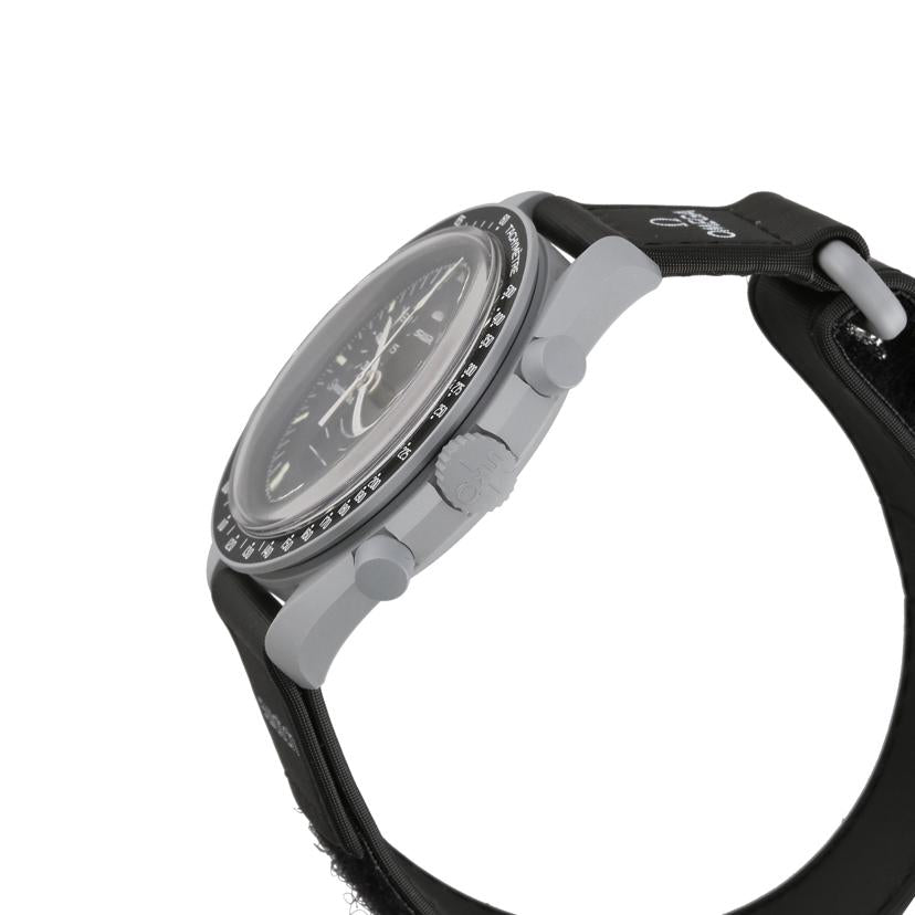OMEGA×Swatch OMEGA×Swatch/ムーンウォッチ/MISSION OF THE MOON/クォーツ/S033M100//Aランク/75