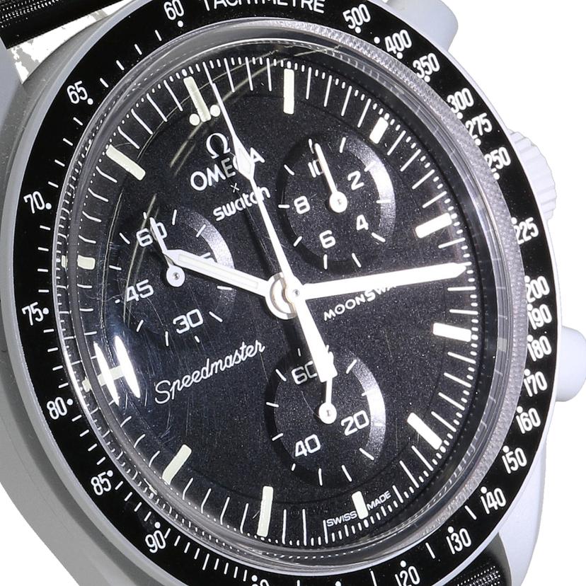 OMEGA×Swatch OMEGA×Swatch/ムーンウォッチ/MISSION OF THE MOON/クォーツ/S033M100//Aランク/75