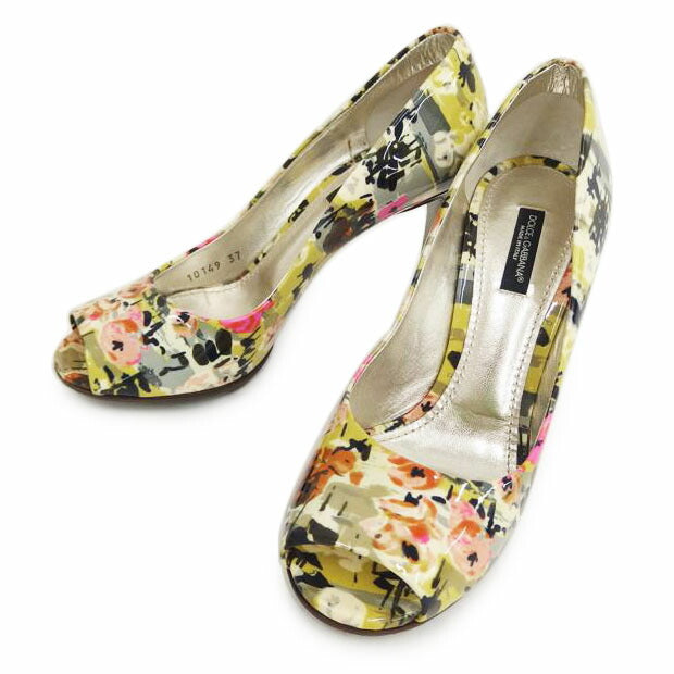 DOLCE&GABBANA/DOLCE&GABBANA パンプス フラワープリント//Bランク/82