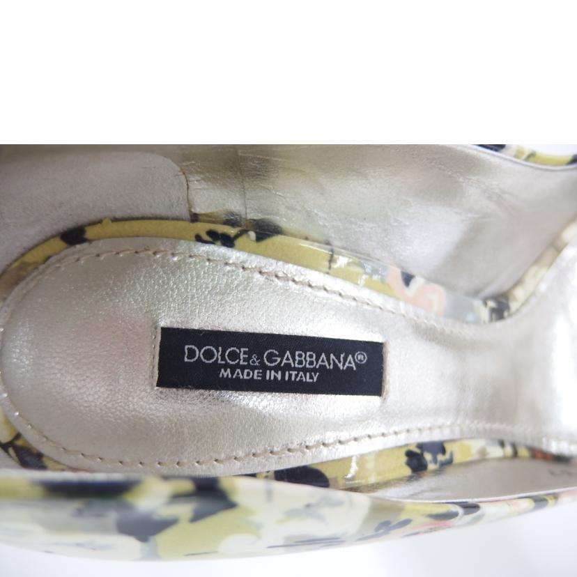 DOLCE&GABBANA/DOLCE&GABBANA パンプス フラワープリント//Bランク/82