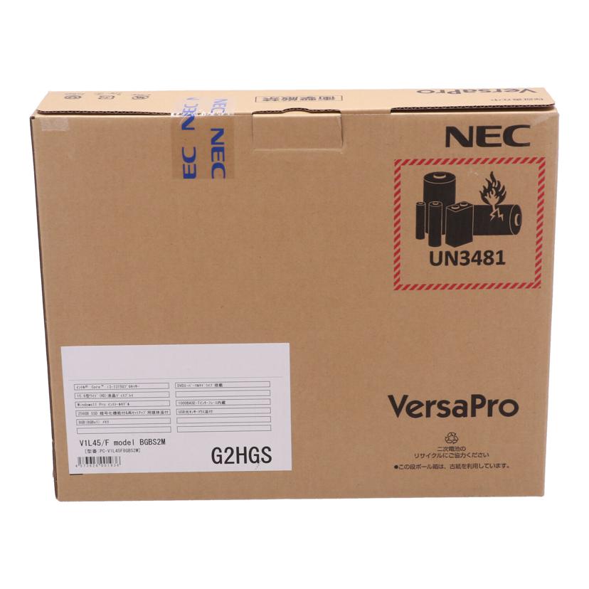 NEC 日本電気 /Win11ノートPC/VersaPro未使用/PC-V1L45F8GBS2M//XD-G49340010001/Sランク/77
