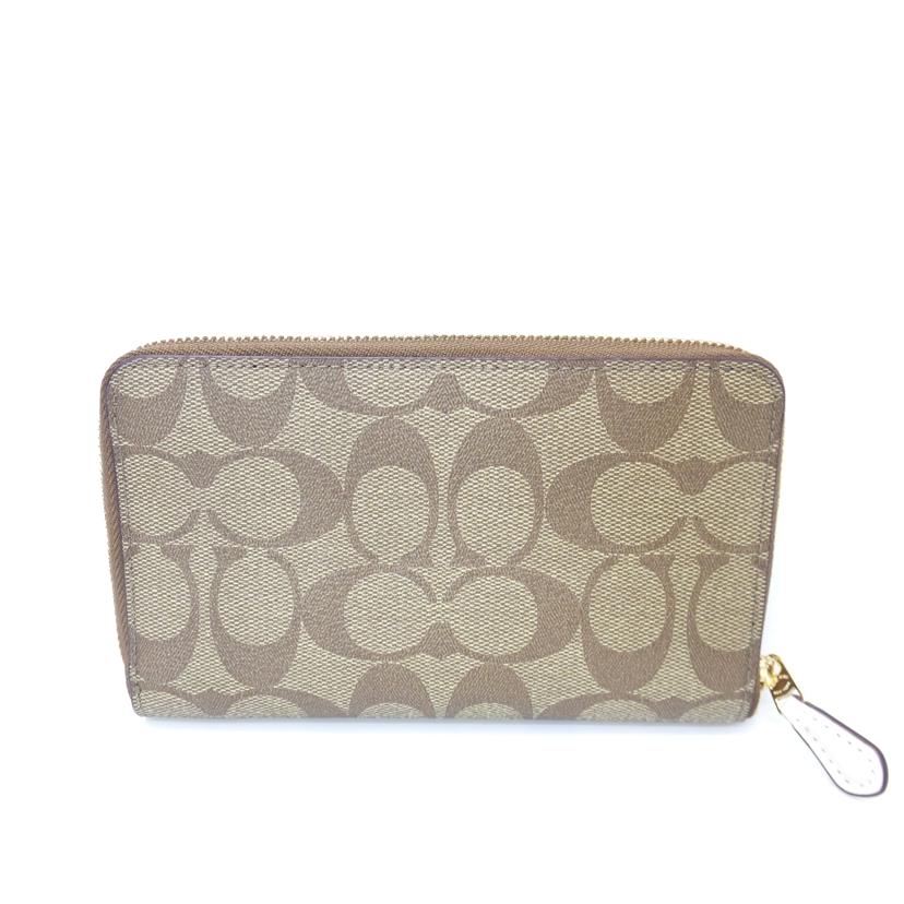 COACH/シグネチャーLOVEプリントラウンドジップウォレット/C2877//L20**/ABランク/88