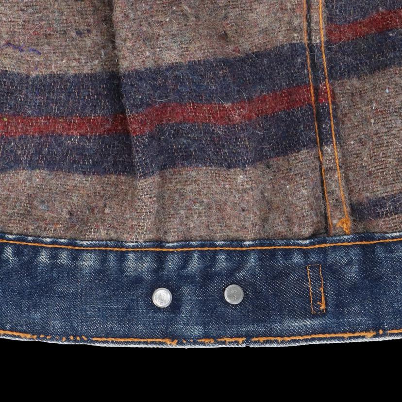 LEVI’S/70’s/71205/USA製/ヴィンテージ/裏ボタン525/BIGE/ブランケット//ABランク/69