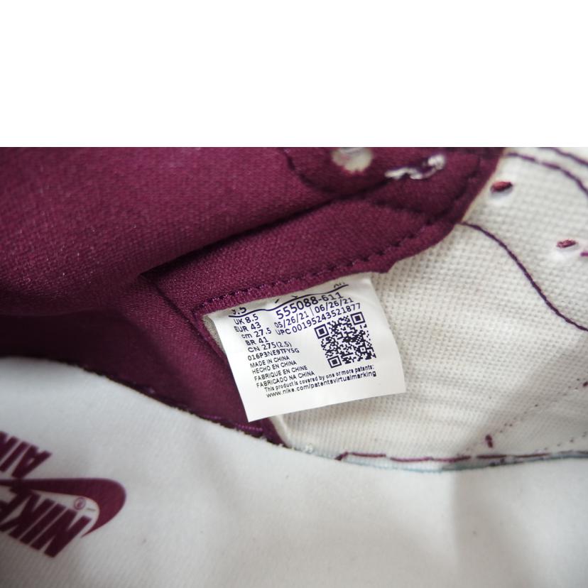 NIKE ナイキ/Nike Air Jordan 1 High OG /Bordeaux/555088-611//ABランク/82