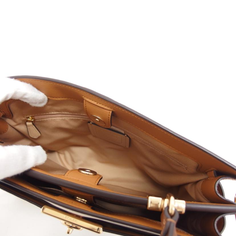 COACH コーチ/レーンキャリーオールカラーブロック/2WAYバッグ/C8210//H22**/Aランク/04